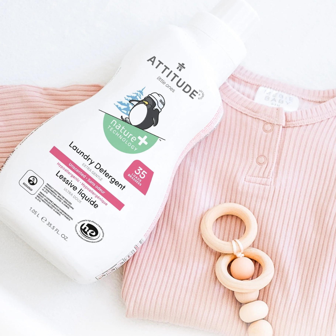 Attitude Wasmiddel Hypoallergeen en Geurloos voor baby's - 1.05 liter