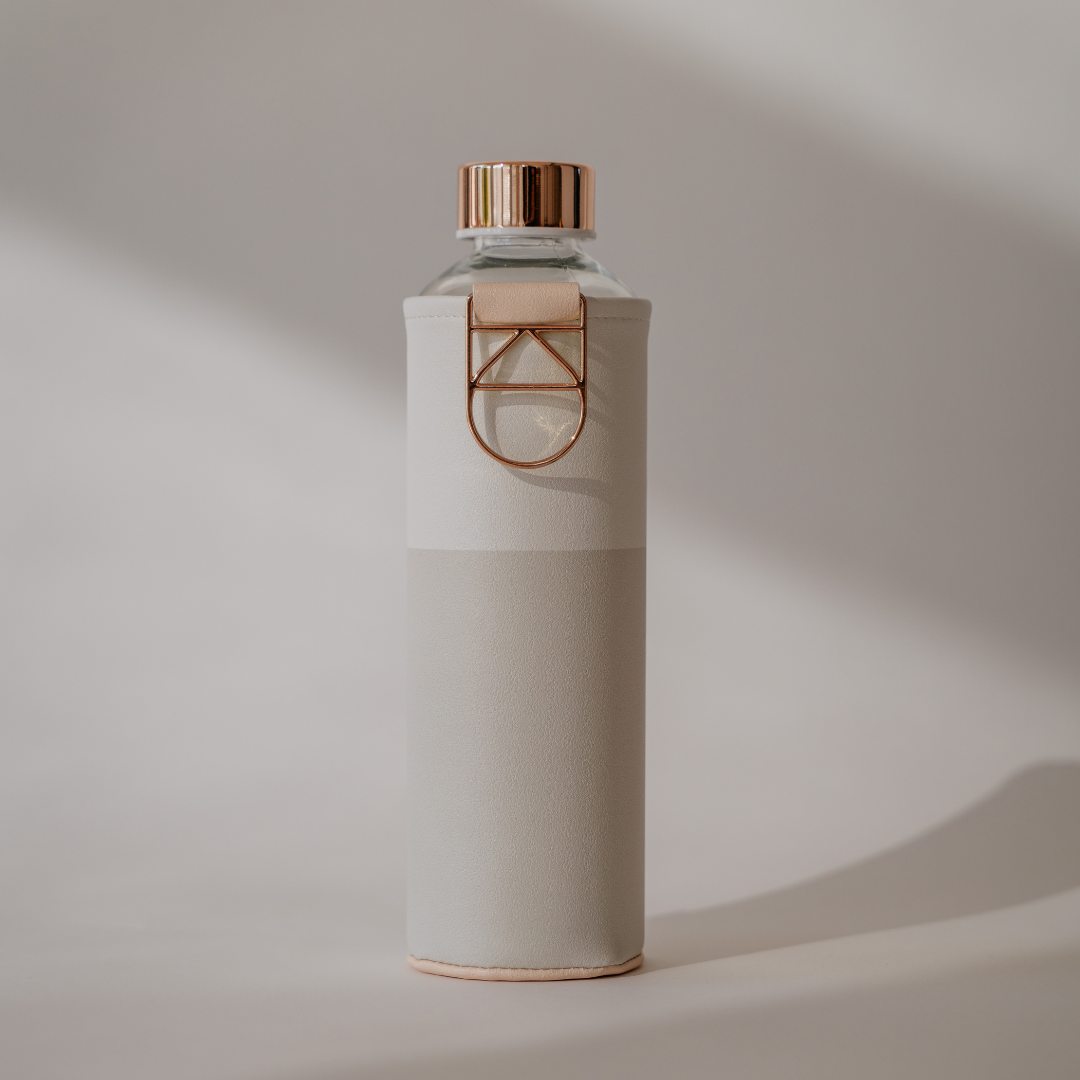 Equa - Glazen fles Sage met cover (750 ml)
