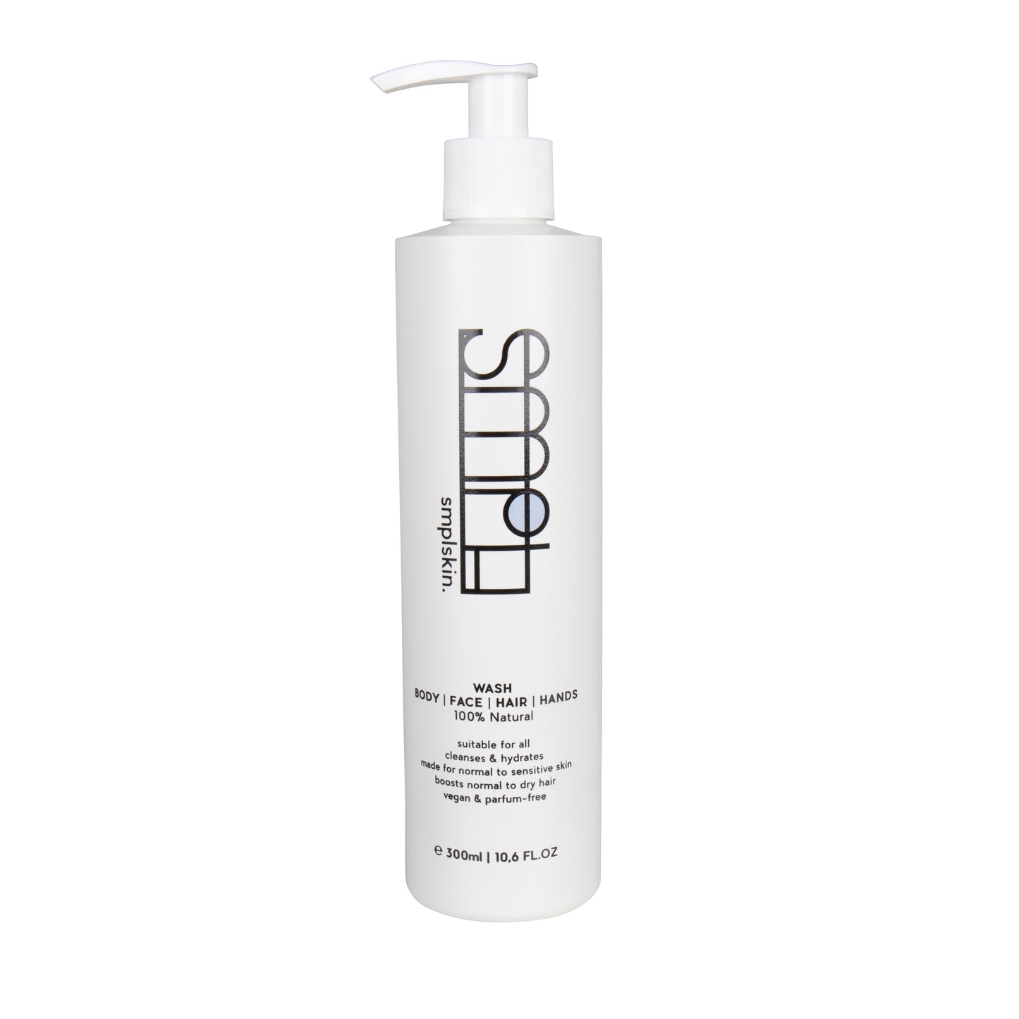 SMPL Hair, Face en Body Wash - 300 ml