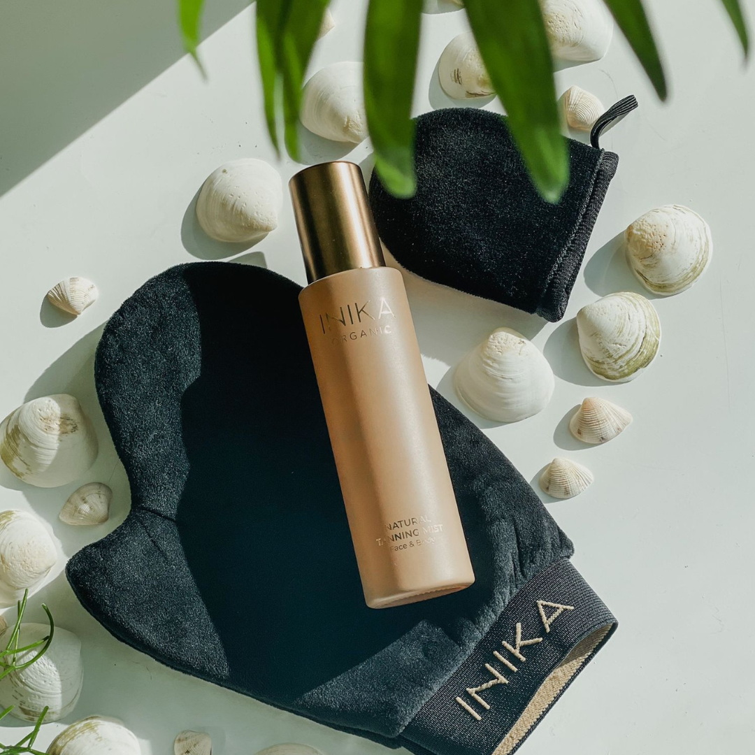 INIKA Natural Tanning Set: Tanning Mist en Tanning Glove
