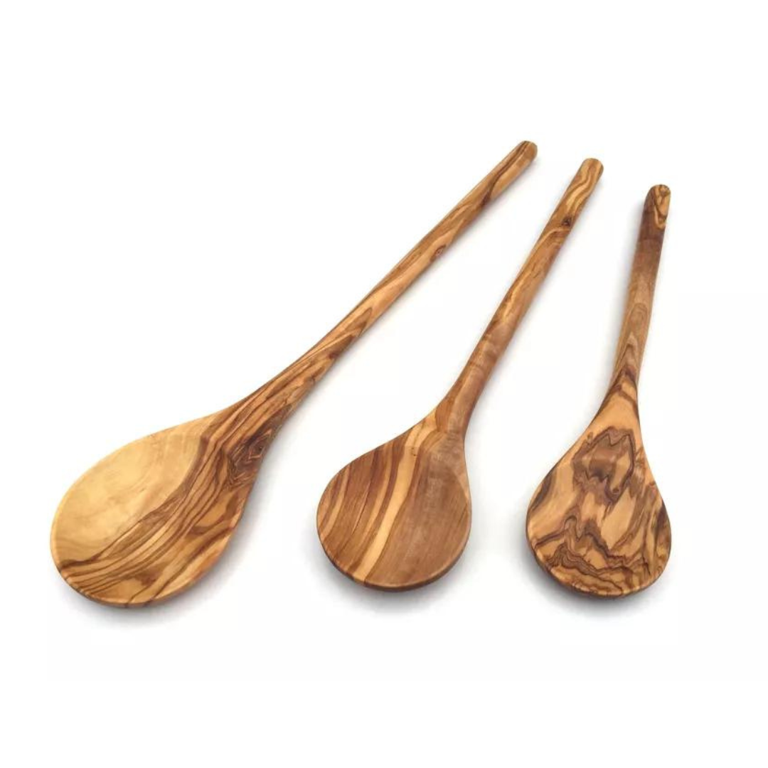LOT by nature Olijfhouten Lepel - 35 centimeter