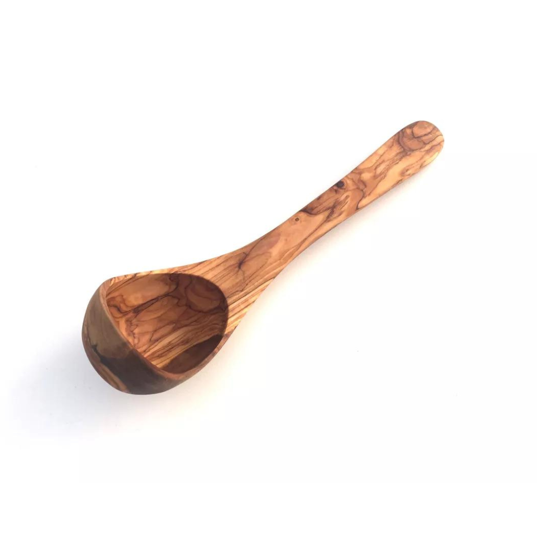 LOT by nature Olijfhouten Soeplepel - 25 centimeter