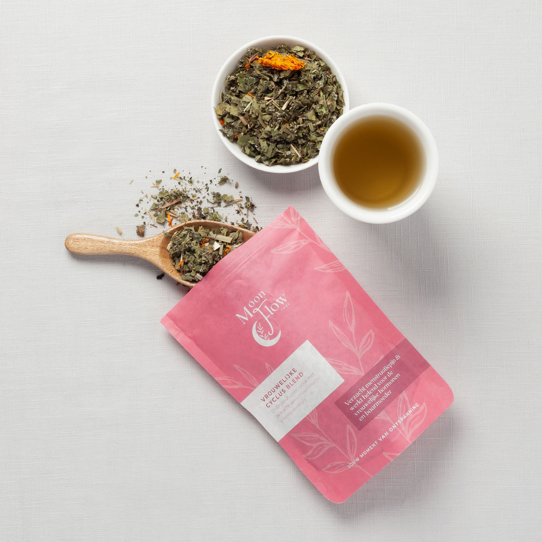 Moon Flow Thee tegen menstruatiepijn - 75 gram (caffeïne-vrij)
