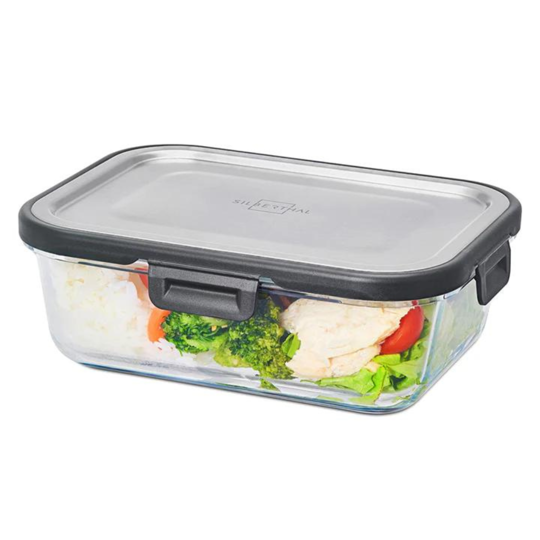 Silberthal Glazen Voedselcontainer - set van 3