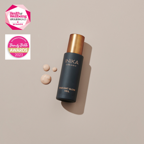 INIKA Radiant Glow Veil - Primer, Creme en Highlighter in 1