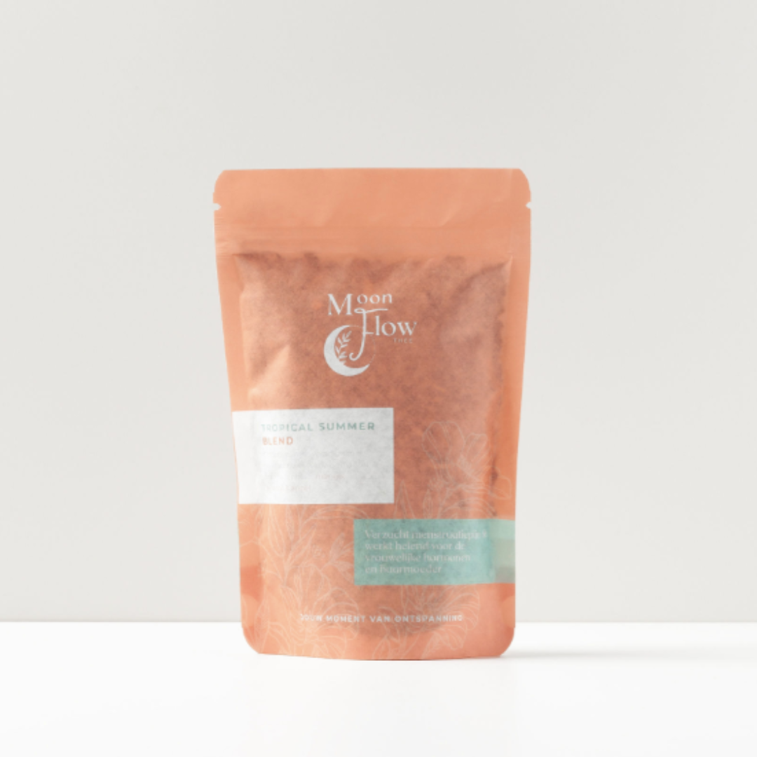 Moon Flow Thee Tropical tegen menstruatiepijn - 75 gram (caffeïne-vrij)
