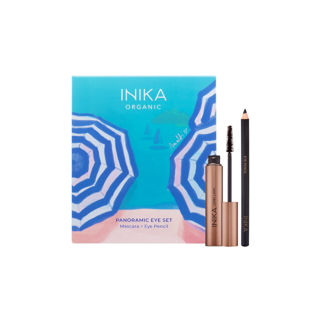 Holiday set: INIKA panoramic eye duo set - Mascara & Oogpotlood - SALE