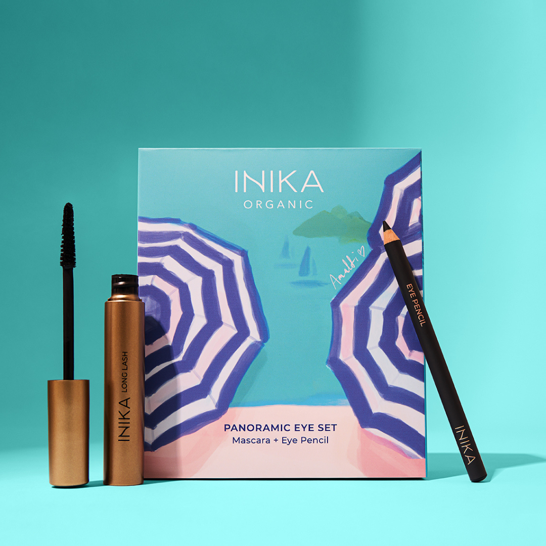 Holiday set: INIKA panoramic eye duo set - Mascara & Oogpotlood - SALE