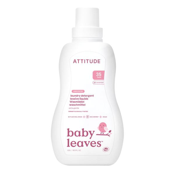 Attitude Wasmiddel Hypoallergeen en Geurloos voor baby's - 1.05 liter