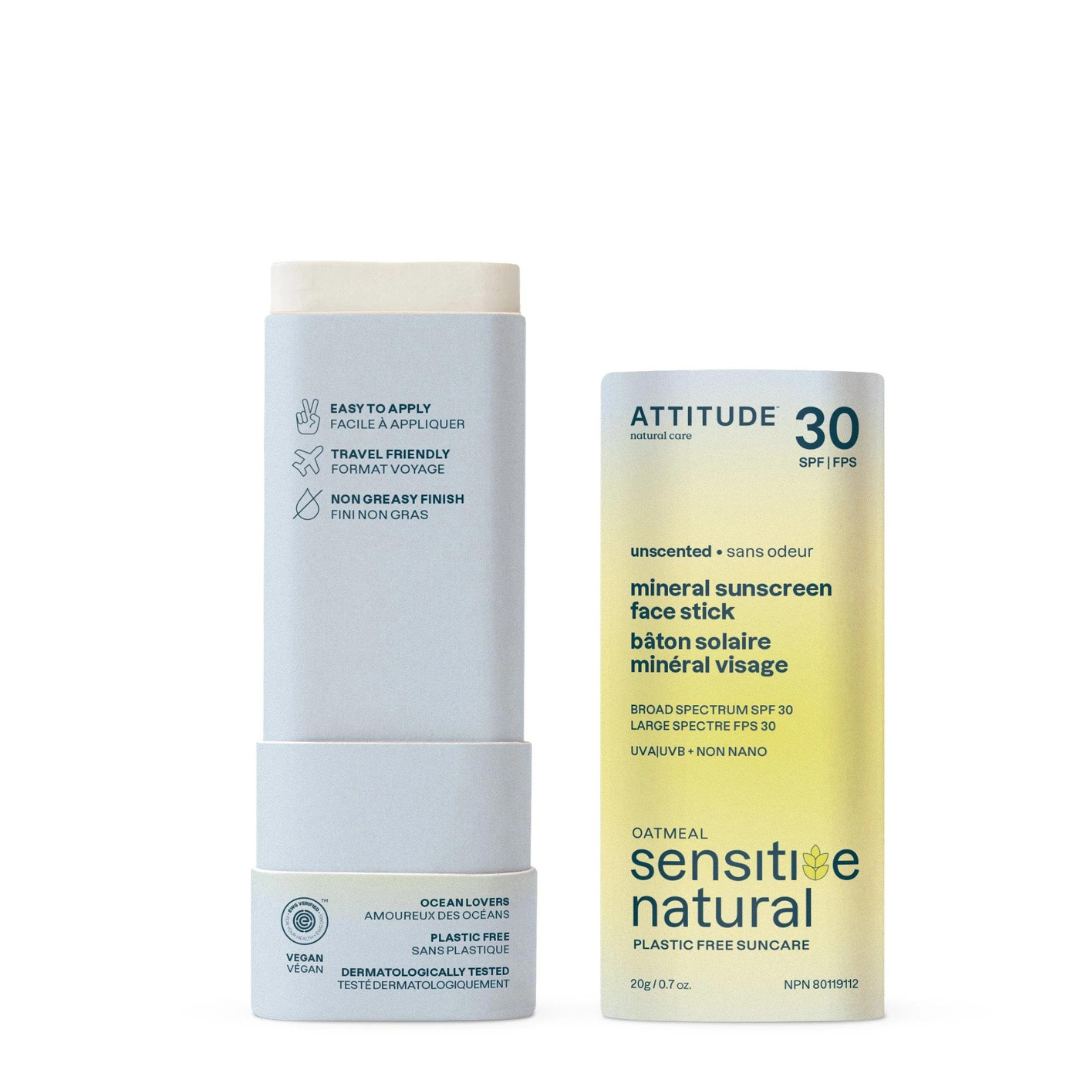 Attitude Sunly Gezichtszonnebrand Ongeparfumeerd - SPF30