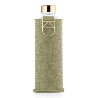 Equa - Glazen fles Pistachio met cover