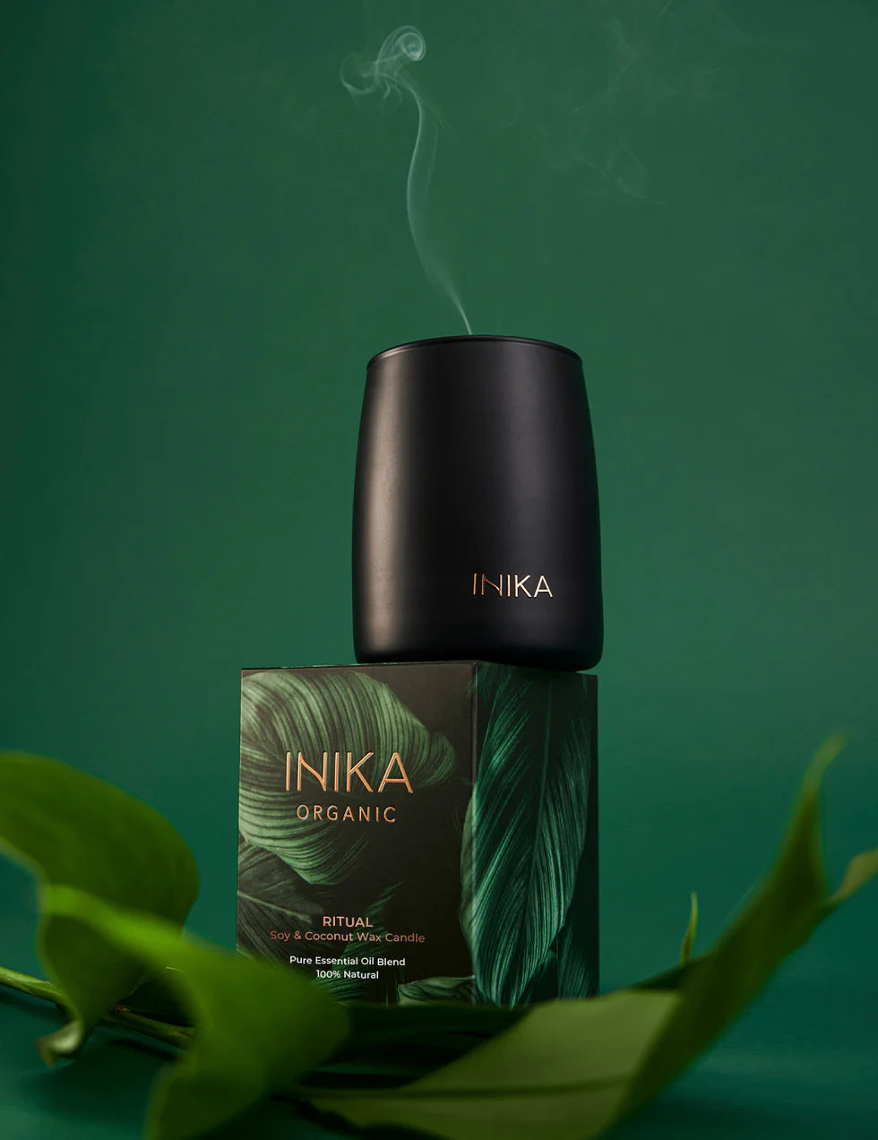 INIKA Ritual Candle - geurkaars van sojawas en kokoswas