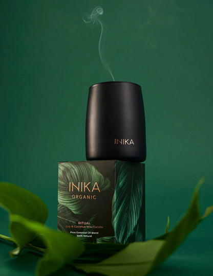 INIKA Ritual Candle - geurkaars van sojawas en kokoswas