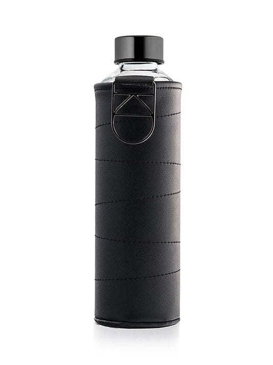 Equa - Glazen fles met Graphite cover