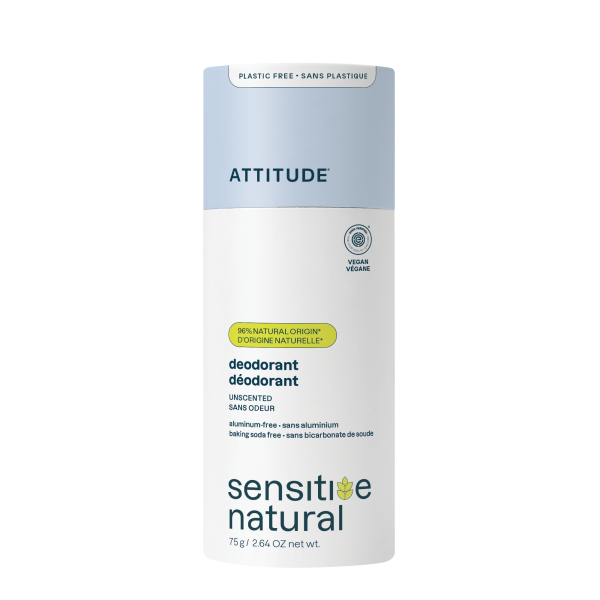 Attitude Deodorant Baking Soda-Free Fragrance-Free