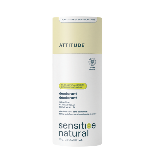 Attitude Deodorant Baking Soda-Free Vanilla Cream