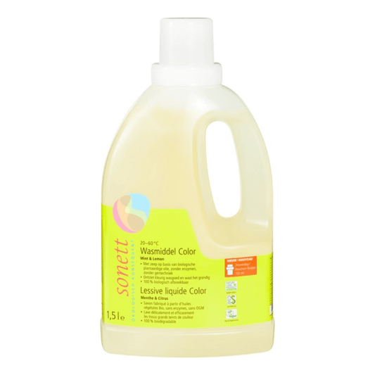 Sonett Wasmiddel Kleur Mint Lemon - 1.5 liter